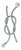 Nodo dAmore Wall Lamp by Giacomo Benevelli for Gaetano Missaglia For Sale