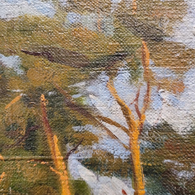 French School Artist, Pine Forest, 20th Century, Oil on Canvas, Framed For Sale - Image 4 of 18