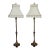 Pair Bradburn Galleries Hammered Bronze Table Lamps For Sale