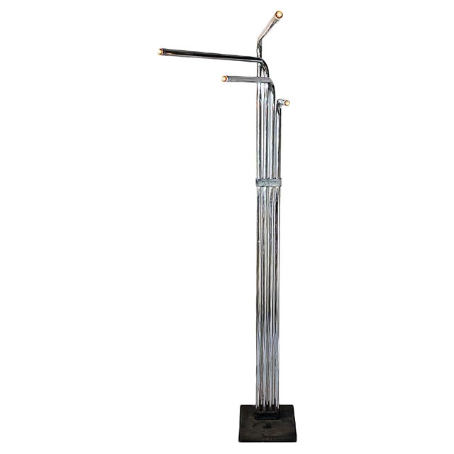 Vintage Chrome Floor Lamp by Goffredo Reggiani, 1970s For Sale