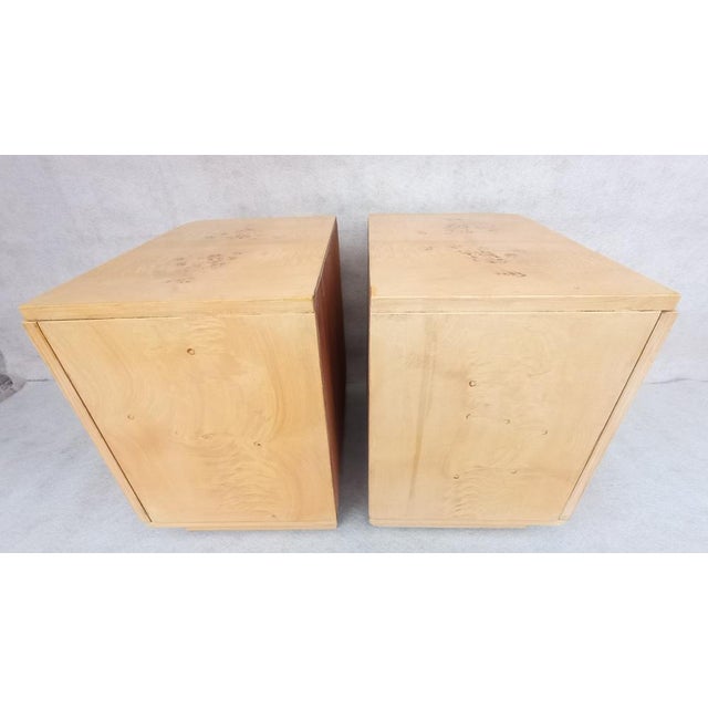 Brown Bedside Tables by Jindrich Halabala for Up Závody, 1960s, Set of 2 For Sale - Image 8 of 16