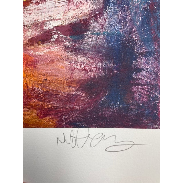 Abstract 2004, Woman in Dress, Figurative Abstract, Iris Giclee, Artist Randy Moberg For Sale - Image 3 of 4