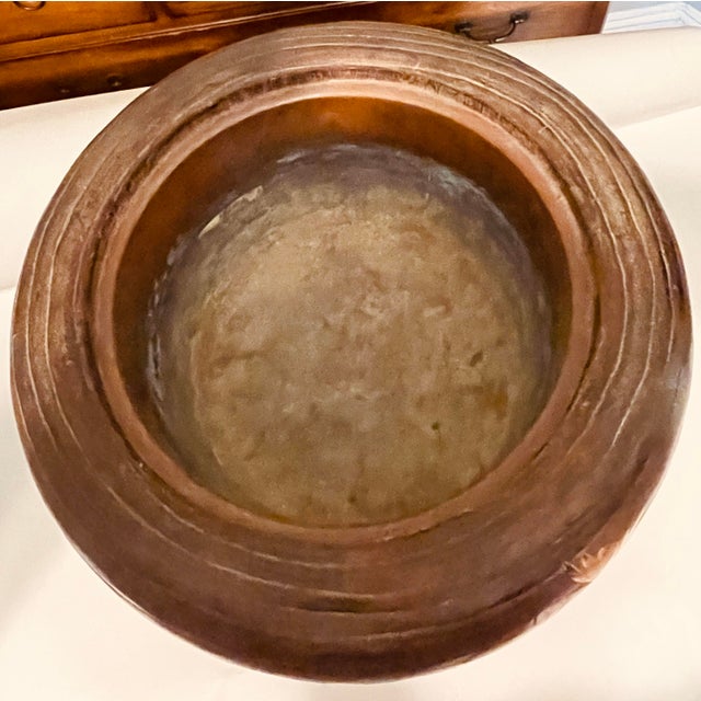 This is a large, very decorative and collectible Vintage Japanese Hibachi, circa 1890 from the Meiji period...