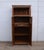 Reclaimed Teak Wood Display Cabinet With Upper Open Shelf For Sale - Image 4 of 8