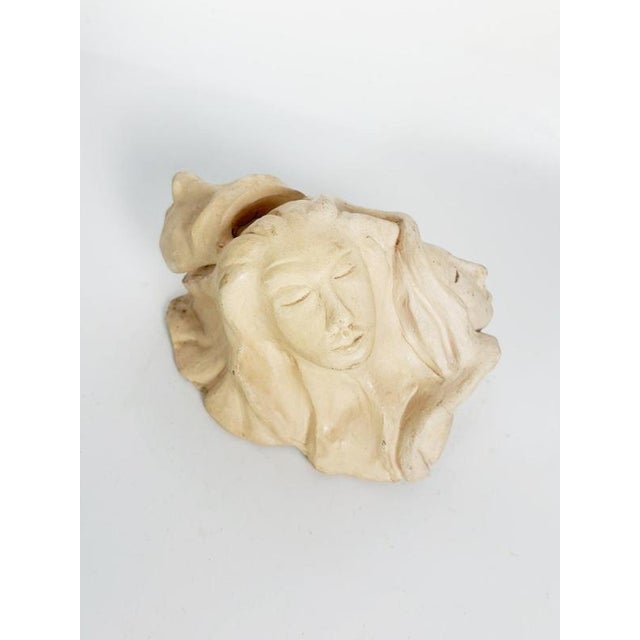 1980s Raw Clay Sculpture with Faces, France, 1980s For Sale - Image 5 of 10