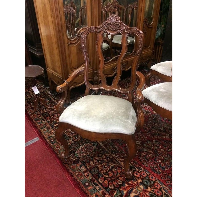 Century Furniture Vintage Dining Chairs, Century Furniture, Set of Ten For Sale - Image 4 of 11