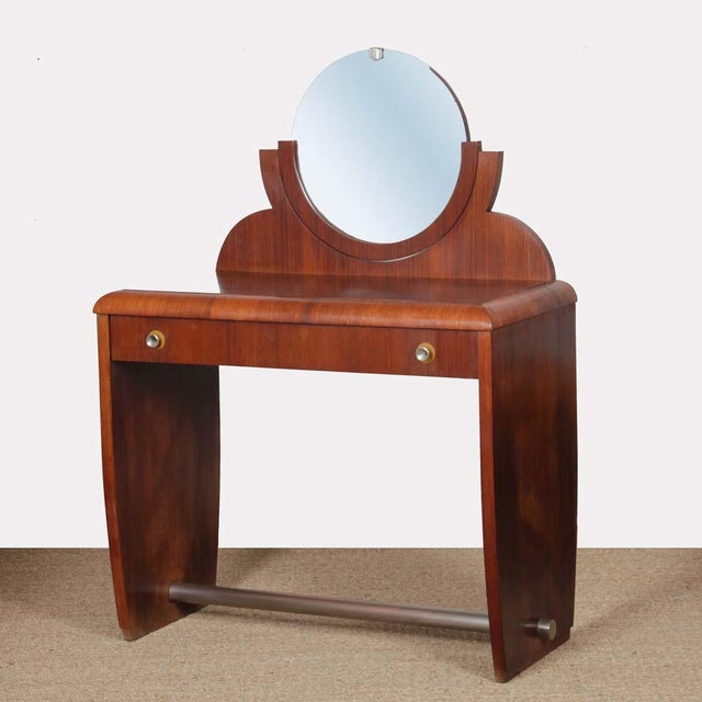 Art Deco Mahogany Dressing Table, 1930s For Sale - Image 9 of 9