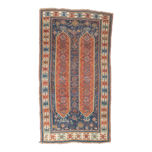 Antique Caucasian Kazak Rug 4'4'' X 8'0"