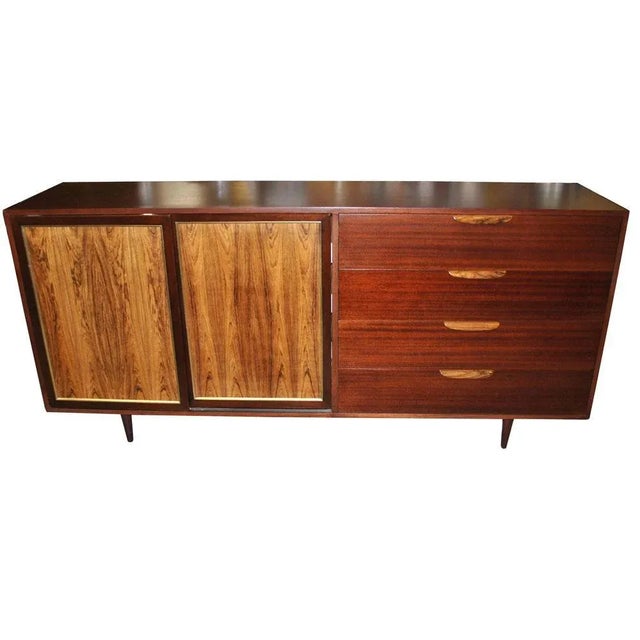 Vintage Rosewood Mahogany Harvey Probber Credenza For Sale In Houston - Image 6 of 13