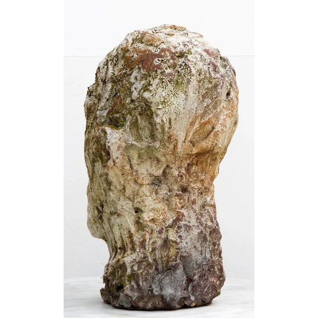 Red Óscar Aldonza Torres, Head Sculpture No 7, 2019, Red Stoneware with Shino Glaze For Sale - Image 8 of 18