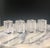 Late 20th Century Vintage Lucite Bud Vase Table Setting Markers- Set of 4 For Sale - Image 5 of 5