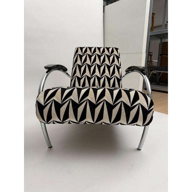 Steel Tube 5470 Armchairs from Gelderland, Netherlands, 1990, Set of 2 For Sale - Image 11 of 18