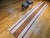 Vintage American Rag Runner, Handwoven Wool & Cotton, Stripe Pattern, 3x14 For Sale - Image 4 of 14