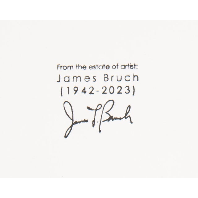 Paint Abstract Mixed Media Painting by James L. Bruch For Sale - Image 7 of 7