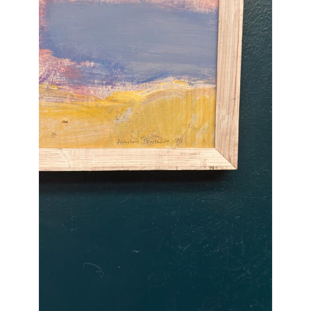 Aulikki Bondeson, Abstract Composition, 1994, Oil on Panel, Framed For Sale - Image 9 of 18
