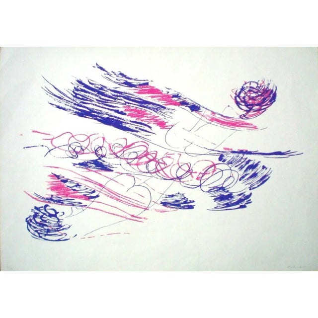 Hand signed and numbered. Edition of 80 prints. Very good conditions. Giulio Turcato (1912 - 1995) was an Italian artist,...