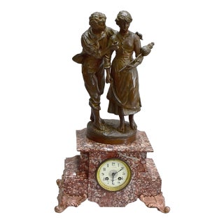 19th Century Pendulum with Regulate from Rousseau For Sale