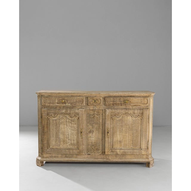 19th Century French Louis XV Oak Buffet For Sale - Image 16 of 18