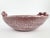 Large Accolay Ceramic Fruit Bowl With Twisted Handles, Burgundy Glaze For Sale - Image 10 of 18
