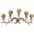 Gold Hollywood Regency Gilt Leaf Wall Light in the Style of Hans Kogl For Sale - Image 8 of 8