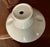 Ceramic Vintage White Pedestal Bowl With Embossed Relief Pine Cones For Sale - Image 7 of 11