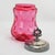 Victorian Cranberry Coin Dot Glass Jam Jar With Silverplate Lid For Sale - Image 4 of 8