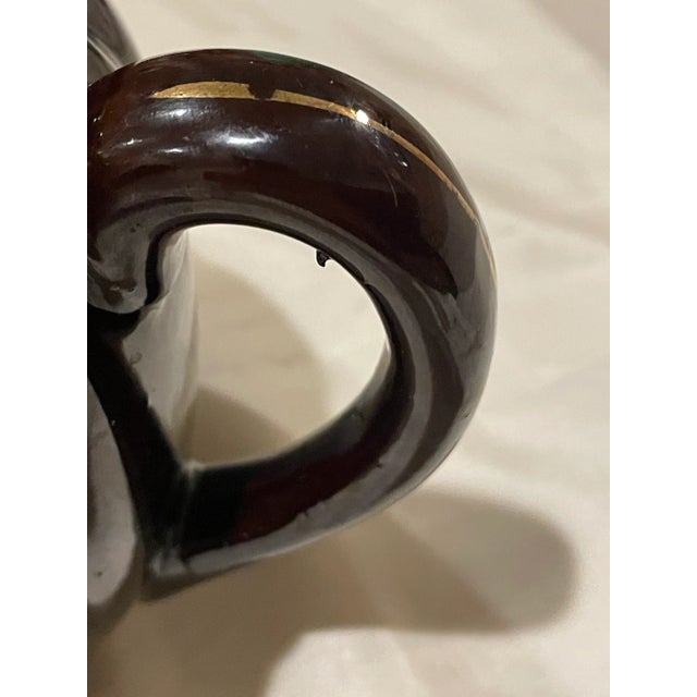 Vintage Brown Betty Redware Tea Pot, Made in Japan For Sale - Image 12 of 12