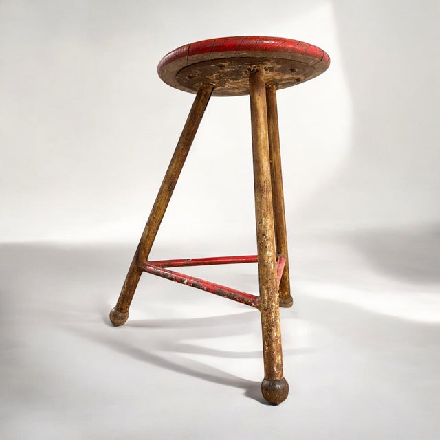 Metal Bauhaus Workshop Stool, 1930s For Sale - Image 7 of 8