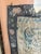 Blue Vintage Embroidered Chinese Dragon Silk Tapestry Textile Art in Tortoise Frame For Sale - Image 8 of 10