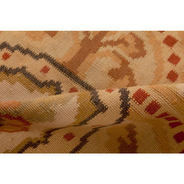 Contemporary Bessarabian inspired design rug in black, brown, red and white wool by Doris Leslie Blau Size: 8'10" × 12'2"...
