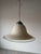 Metal 1970’s Italian Murano Glass Swirl Pendant Lamp Attributed to Venini For Sale - Image 7 of 12
