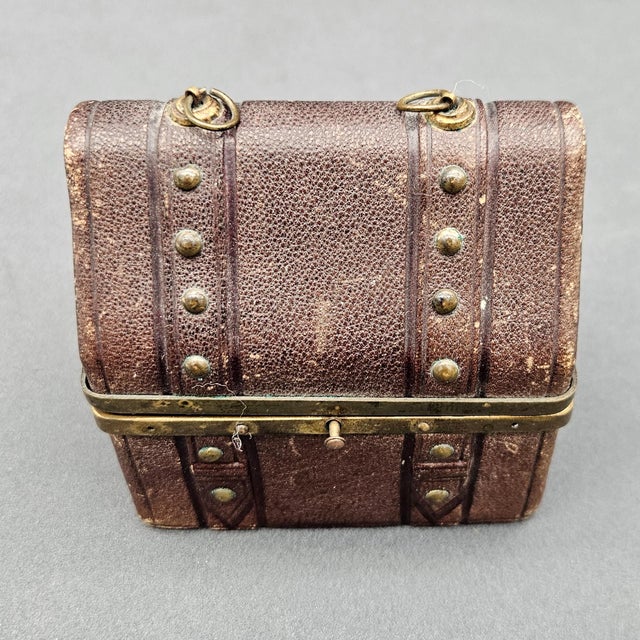Glass Travel Set with Lined Suitcase and Antique Perfume Bottles, 1850s, Set of 3 For Sale - Image 7 of 8