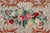 Charcoal Charcoal, Red, and Green Antique American Hooked Rug With Large Flower Design 4'7"x6'6" For Sale - Image 8 of 10