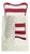Outdoor Micro The Gift Cushion in Striped Red and White by Lorenza Briola for Lo Decor For Sale