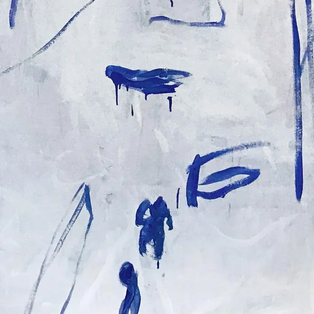 Abstract Contemporary Abstract Acrylic on Canvas Painting "Lone Pine Milestone" by Macha Poynder For Sale - Image 3 of 4