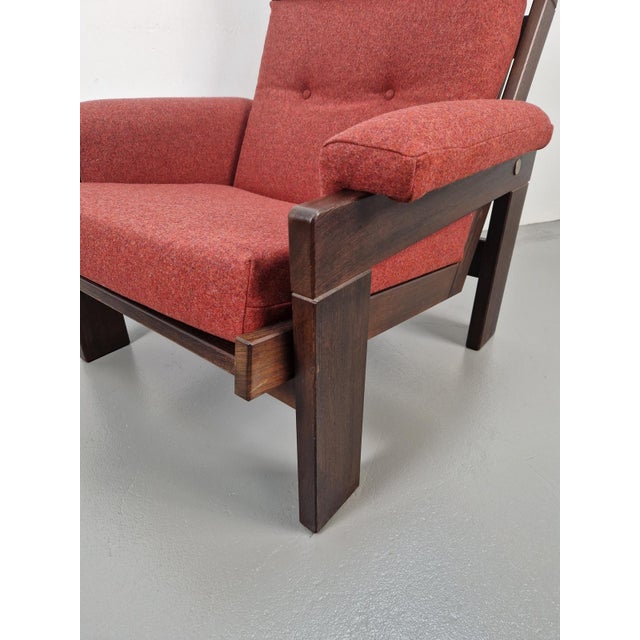 Brutalist Armchair by Martin Visser for 't Spectrum, 1960 For Sale - Image 13 of 15