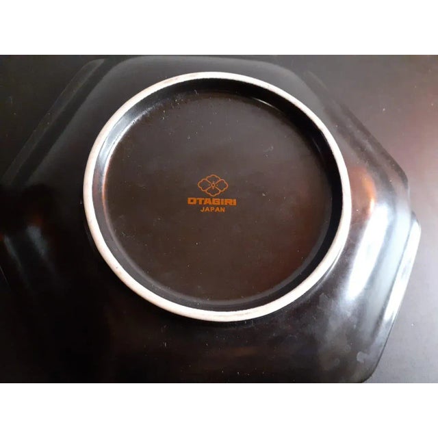 Contemporary 1960s Otagiri Hexagonal Plate For Sale - Image 3 of 6