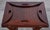 Vintage Folding Mahogany Tray Table, 1950s For Sale - Image 6 of 10