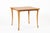 Art Deco Vintage Art Deco Swedish Square Beech Scalloped Table 1940s For Sale - Image 3 of 10