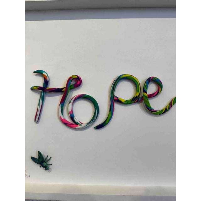 2020s Hope - Pop Art Painting by Itzhaq Mevorah, Framed For Sale - Image 5 of 7