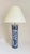 A 20th century pair of cylinder shaped table lamps, made from two elegant delft vases. The lamps are beautifully decorated...