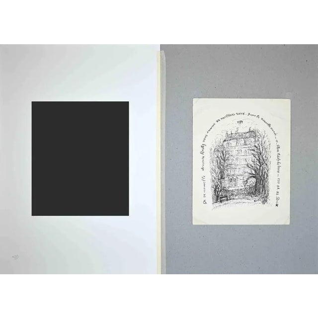 Rasky's House in Paris is an original litograph realized by Marie Magdaleine De Rasky (1897-1982) in 1974. On the back of...