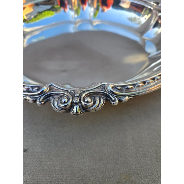 1920s Silver Serving Dish With Lid For Sale In Los Angeles - Image 6 of 17