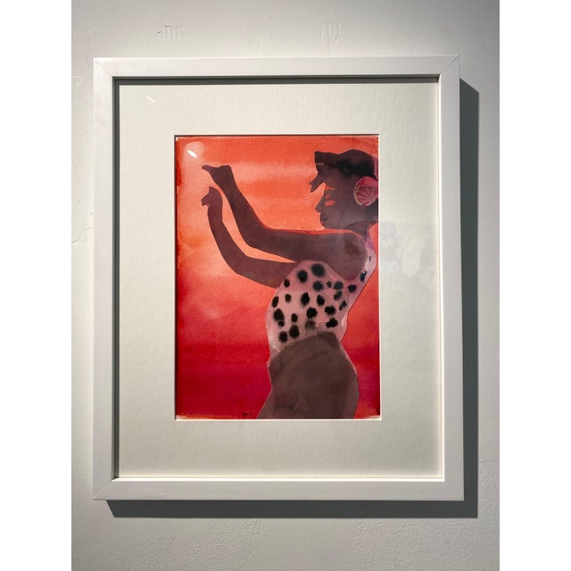 Patsy McArthur, Salsa, Watercolor and Ink and Collage, 2025 For Sale - Image 4 of 13