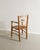 French Wooden Armchairs in Elm & Straw attributed to Charlotte Perriand, 1950s, Set of 2 For Sale - Image 4 of 9