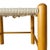 Mid-Century Danish Wooden Stool with Rope Seat, 1960s For Sale - Image 4 of 7