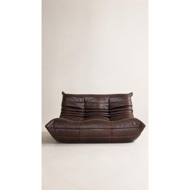 Togo Sofas in Leather from Ligne Roset, 2023, Set of 2 For Sale - Image 3 of 10