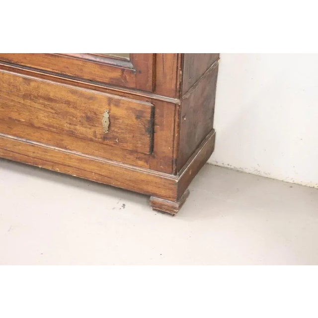 19th Century Poplar Wood Bookcase For Sale - Image 3 of 9