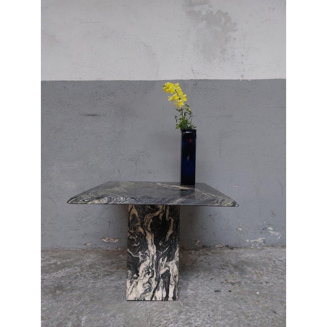Grey Marble Coffee Table, 1980s For Sale - Image 16 of 18