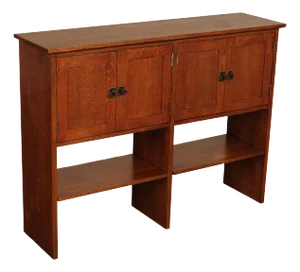 Stickley Mission Collection Oak Bookcase Hutch Top